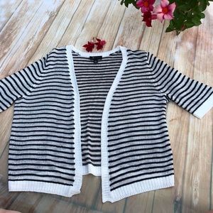 AB Studios Cardigan XL black white classic